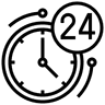 پشتیبانی ۲۴ ساعته
